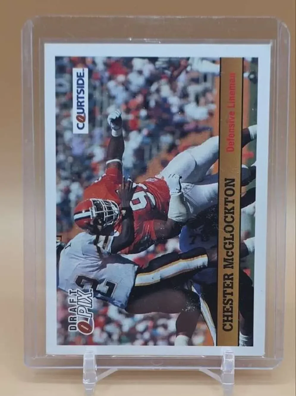 1992 Courtside Draft Pix #110 Chester McGlockton Card